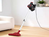 Devanti 3-in-1 Corded Stick Vacuum Cleaner, 16000Pa Strong Suction, Red VAC-CD-802-RD