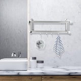 Wall Mounted Shower Organizer No Drill Shower Shelf Hooks Adhesive Wire Basket Bathroom Storage V1192-AZ-W-31089