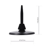 Stable Black Flute Stand Bracket with Round Bottom Design for Safe Flute Clarinet Placement V1369-AZ3-W-13295