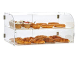 Pastry Display Case, 2-Tier Commercial Countertop Bakery Display Case, Acrylic Display Box with Rear V952-YKLMBZSJYKL2HBKHNV0