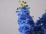 Artificial Delphinium Latex Flower 4 Pcs 31.5inch Long Stem Lifelike Real Touch for Tall Vase Home V1294-YM0901-241129HL06-3