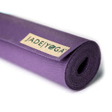 Jade Yoga Voyager Mat - Purple & Iron Flask Wide Mouth Bottle with Spout Lid, Fire, 32oz/950ml V398-JY-668P-IFB