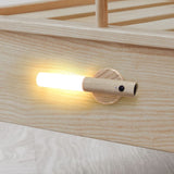 2pc Motion Sensor Night Lights Magnet Body Sensor Rechargeable Light Portable Stairway Wall Sconce V1366-AZ2-W-09758