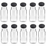 10x 1L Flint Glass Jars + Twist Finish Lids - Round Food Storage Preserving V238-SUPDZ-39258989297744