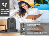 RF433 Wireless Intercom Ring Doorbell Chime with 1 Inside Sensor 984ft Range No Internet Required V1294-YM0901-H48995B