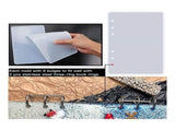 8X Large Notebook Cover Epoxy Resin Silicone Molds A4,A5,A6,A7 Bookmark Loose Leaf Binder Rings Kit V1192-AZ-W-24378