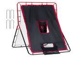 Baseball And Softball Rebounder Net 3.5x4.5 ft 2-in-1 Switch Hitter Pitch V952-BQHDWDYXWEHY2V8G3V0