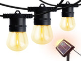 29FT Solar String Lights Outdoor Waterproof Christmas Party Garden Decor V1282-S14-2910-SS-2W