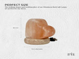 USB Colour Changing Salt Himalayan Lamp - Heart Love Shape Pink Rock LED Light V238-SUPDZ-43047495750