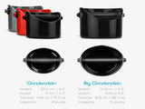 Grindenstin Sturdy, Compact, Modern Space-Saving Espresso Coffee Grind Knock Box - Black V1258-DP02-C-661