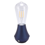 Cordless Bedside Table Lamp 2700K Rechargeable Stepless Dimming Touch Control LED Bulb Night Light V1294-YM0901-3119240136711