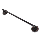 Copper Towel Bar European Style Bathroom Single Bar Towel Rack Bathroom Hanging Rack Black V1294-YM0901-3112230064011