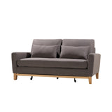 SHASA 2 Seater Pull-out Sofa bed Grey taupe V606-FURNI-SOF-T330-SHAS-GT