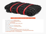 Round Bale Hay Net, 1.8 x 1.8 x 1.8 m, 38.1 x 38.1 mm Holes, PE Material, Knotless Design, with Zip V952-MGCWXWYWJW669QY4O001V0