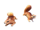 Resin Animal Squirrels Model Cute Squirrel Hanging Statues for Garden Outdoor Decoration V1294-YM0901-3111240165911