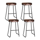 Artiss 4x Bar Stools Tractor Seat 65cm BA-TW-9090-H65-BKX4