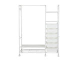 Levede 94CM Clothes Rack Stand Heavy Duty Hanging CR1012-6-WH