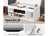 Artiss Shoe Rack Bench Shoe Cabinet White Allen FURNI-N-BENCH-145-WH