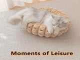 Grey 40cm with Heart-patterned jacquard Plush Round Pet Bed - Soft Donut Cat Bed, Warm Winter Dog V888-ELOSUNG53833