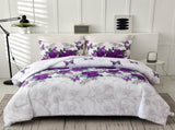 Luxe Loft Purple rose Quilted Comforter & Shams Trending 3Piece Set V745-MAB010782AJ3
