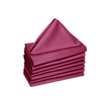 Hoydu Set of 8 Cotton OR Poly Cotton Napkins Fuschia V442-GNA-MISC-SETOF8NAPKINS-FUSCHIA-SQ