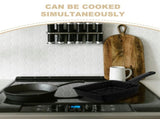 Small Pan Pan Black Even Heat Distribution Home Cooks 1Pcs V1370-AZ4-20819