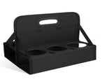 Portable 6-Cup Drink Carrier with Handle -, 6 Cup Foldable Portable Drink Carrier, Reusable Cup V1192-AZ-W-3299