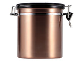 Stainless Steel Sealed Tank MoistureProof Coffee Bean Tea Storage Pot with Air Evacuation Valve V1294-YM0901-3118200183911