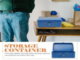 Metal Toolbox Locking Lid for Workshop and Garage Storage V1192-AZ-W-25688