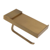 Paper Towel Holder Antique Style Pure Copper Wall Mounted Stable Floating Towel Holder with Shelf V1294-YM0626-3112220097211