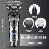 Men'S Electric Shaver 4-In-1 Shaver Multifunctional Shaver USB Charging Shaver - Black - Size 1168 V1106-111-68012-BLK-1168