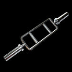 Chrome Olympic Tricep Bar Barbell Heavy Duty with Spring Collars V63-770375