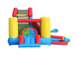 Happy Hop 7-in-1 Inflatable Bounce Jumping Castle Playhouse with Slide IMPH01