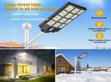 80000LM 5000W Black Solar Street LED Light with Radar Sensor and Remote Control for Outdoor Use V178-59181