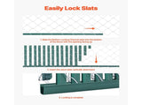 Bottom Locking Privacy Slats, Double-Wall Vertical Bottom-Locking Slats for Chain-Link Fence, V952-SBYSBTSBPE4F2D64PV0