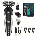 Men'S Electric Shaver 4-In-1 Shaver Multifunctional Shaver USB Charging Shaver - Black - Size 1168 V1106-111-68012-BLK-1168
