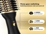 Hair Brush Blow Brush, Hot Air Brush with Oval Barrel, Salon-Grade Hair Brush Blow V1370-AZ4-05006