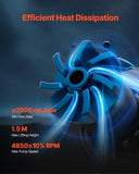 VEVOR CPU Liquid Cooler AIO CPU Water Cooler with ARGB Light & 120 mm PWN Fans V952-CPULQFSSLDPB56R3VV9
