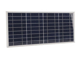30W 12V Solar Panel Charger IP65 Water Resistant Built in Alligator Clips for Outdoor Camping Travel V1294-YM0901-3111240225811