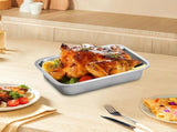 2PCS Stainless Steel Baking Pans - 9x13 Inch Rectangle Lasagna Pan Set - Deep Dish, Stackable - For V1192-AZ-W-26223