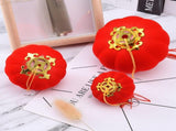 Lanterns Round Small Handcrafted Lantern Decoration for Tent RV Courtyard Terrace Red V1294-YM0718-220915LD04-4