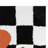 Checkered Doormat Anti Skid Black White Grid Cute Door Mat for Bathrooms Kitchens Living Rooms V1294-YM0716-3117220167614