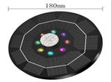 Pool Fountain with Lights Electric Floating Outdoor Waterfall Water Fountain Pump for Small Ponds, V1369-AZ3-W-03537