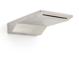Brushed Nickel Square Cubic Shower Bathtub Waterfall Outlet Wall Mounted Spout V1233-SP904BN
