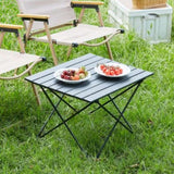 VEVOR Folding Camping Table, Outdoor Portable Side Tables, Lightweight Fold Up Table, Aluminum Alloy V952-HWZDBZLB66LBSYSOBV0