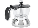 4 Cup Stainless Steel Coffee Maker Stovetop Moka Pot Coffee Maker Kitchen Supplies V1294-YM0901-3118210166711