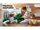 Giselle Electric Throw Rug Heated Blanket Washable Snuggle Flannel Winter Green EB-THROW-RUG-GN