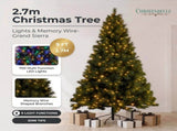 Christabelle 2.7m 9ft Grand Sierra Christmas Tree Pre Lit Multi Function LED Memory Wire Artifi 112_WFLGS9