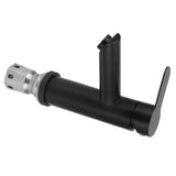 G1/2 Stainless Steel Hot and Cold Water Faucet Bathroom Countertop Basin Sink Water Tap Black V1294-YM0901-3112210043011