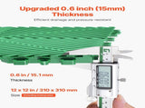 Interlocking Drainage Mat, 50 Pcs Modular Interlocking Cushion, 31 x 31 cm Splicing Drainage Mats, V952-CKPSD10X10YCS8XCRV0